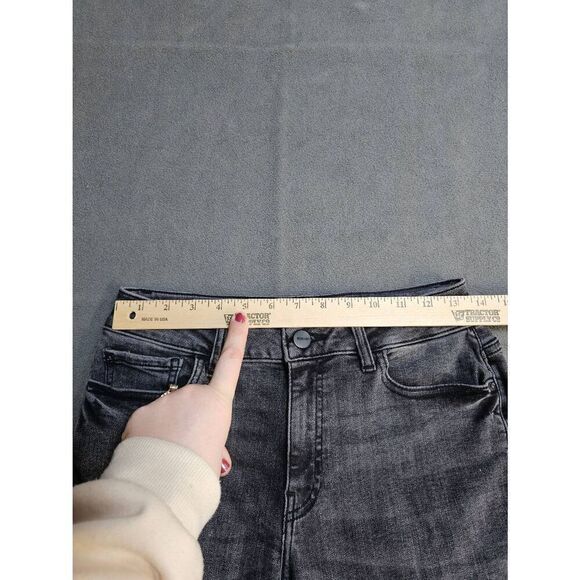 Warp + Weft JFK NY City Women's Mid-Rise Skinny Denim Jeans Black Size 27 - Picture 8 of 10